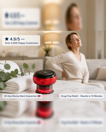 ReliefPath™ Smart Cupping + Red Light Therapy Device
